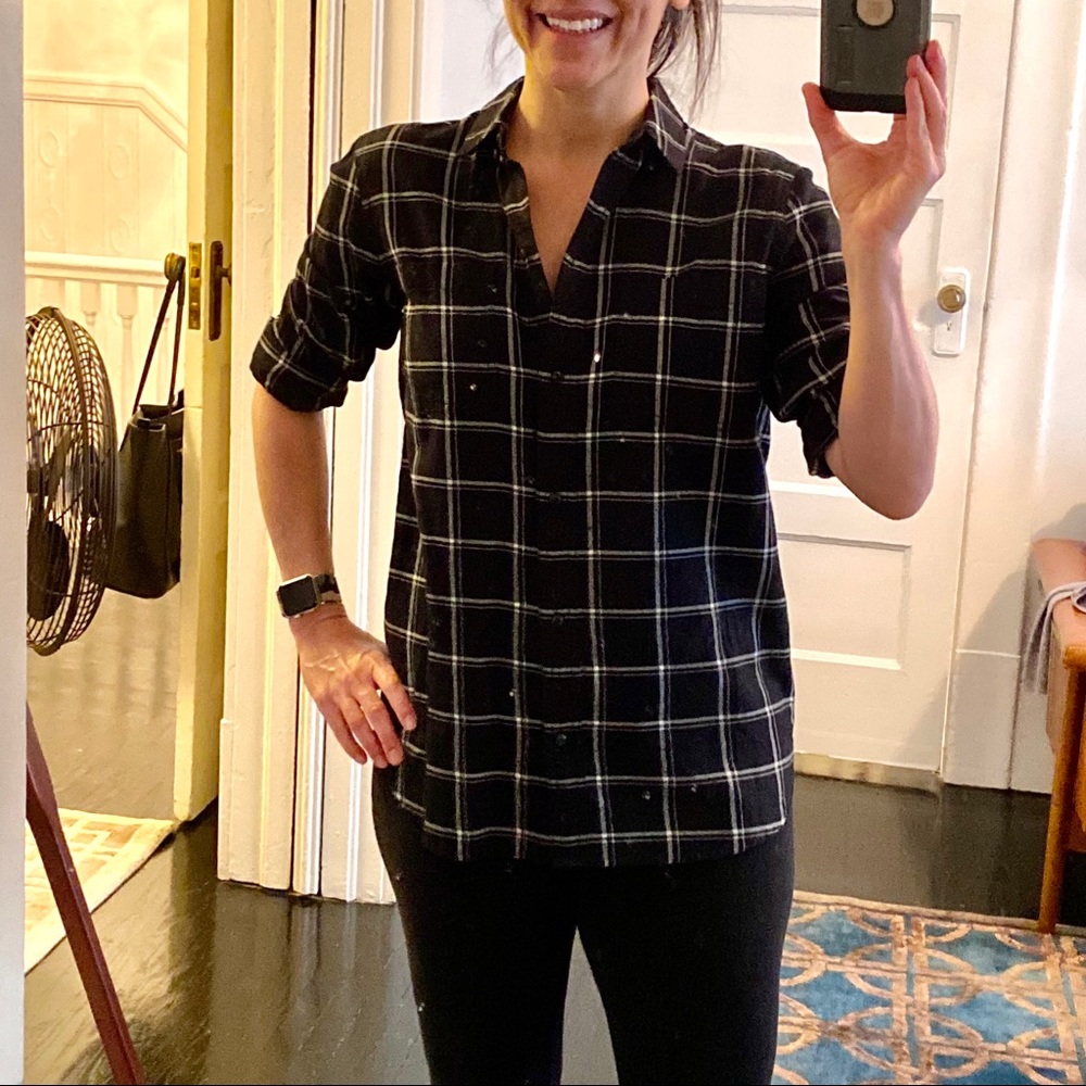 Madewell flannel shirt